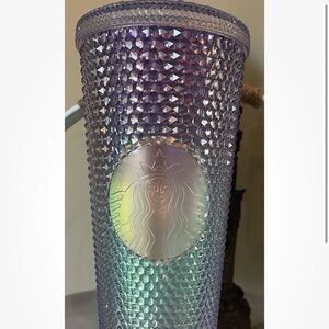 Starbucks 2023 Unicorn Studded Iridescent Venti Cold Cup Tumbler 24oz Bling